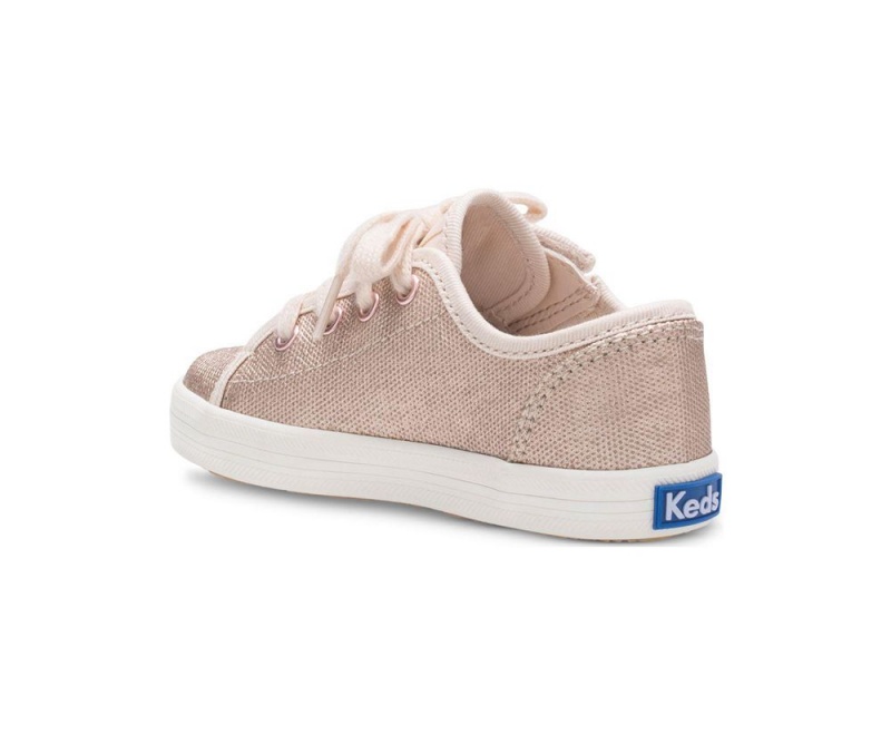 Keds Kickstart Jr. Sneakers Mädchen Rosa Gold | KGX769018