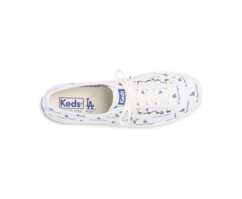 Keds Kickstart MLB Sneakers Damen Weiß | BKU372840