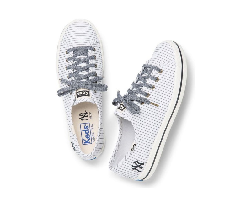 Keds Kickstart MLB Sneakers Damen Weiß | DSU930862