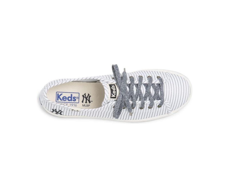 Keds Kickstart MLB Sneakers Damen Weiß | DSU930862