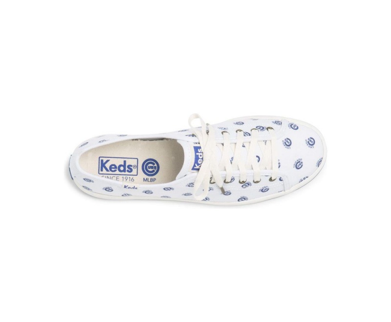 Keds Kickstart MLB Sneakers Damen Weiß | DCL497652