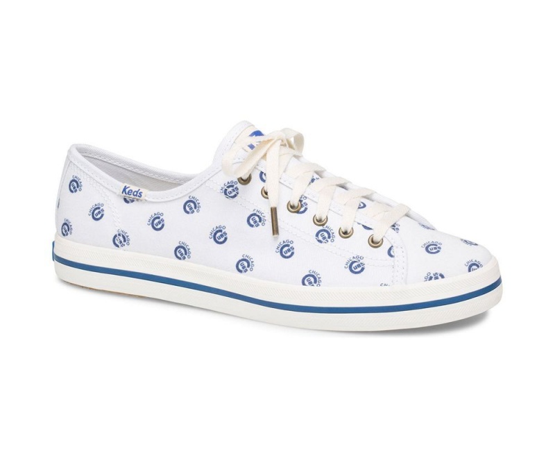 Keds Kickstart MLB Sneakers Damen Weiß | DCL497652