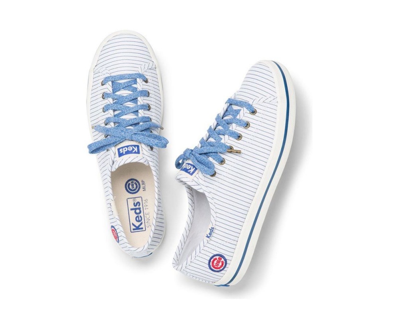 Keds Kickstart MLB Sneakers Damen Weiß | QUL783642