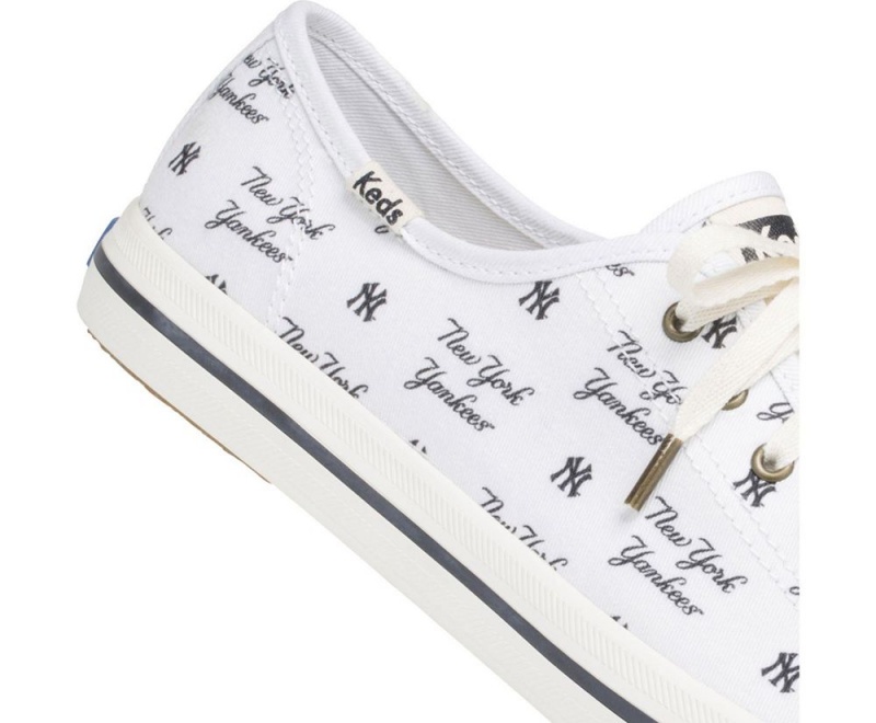 Keds Kickstart MLB Sneakers Damen Weiß | YPT745916