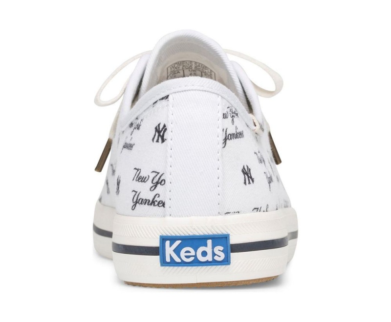 Keds Kickstart MLB Sneakers Damen Weiß | YPT745916