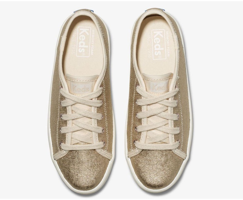 Keds Kickstart Sneakers Mädchen Rosa Gold | VPS486237