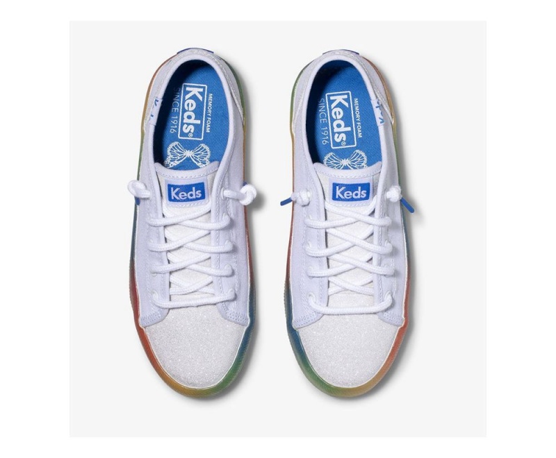 Keds PWR GRL Kickstart Sneakers Mädchen Weiß | WPS105986