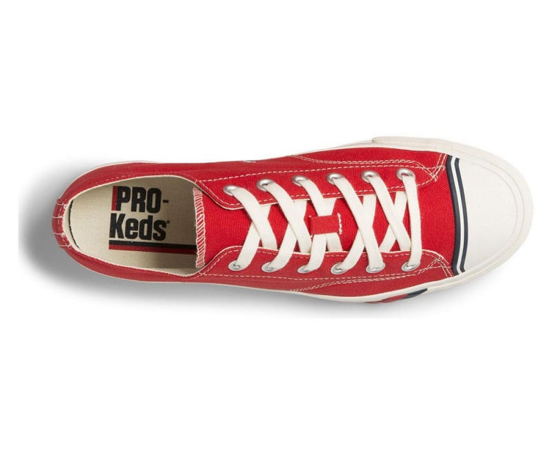 Keds Royal Lo Canvas Sneakers Damen Rot | BRD346581