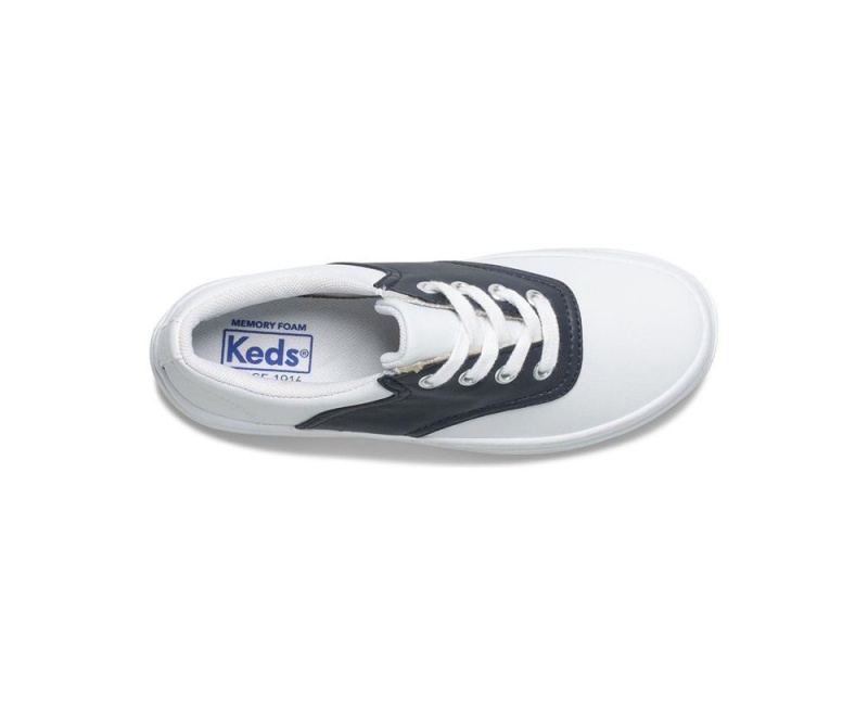 Keds School Days Sneakers Mädchen Weiß Navy | SCH584130