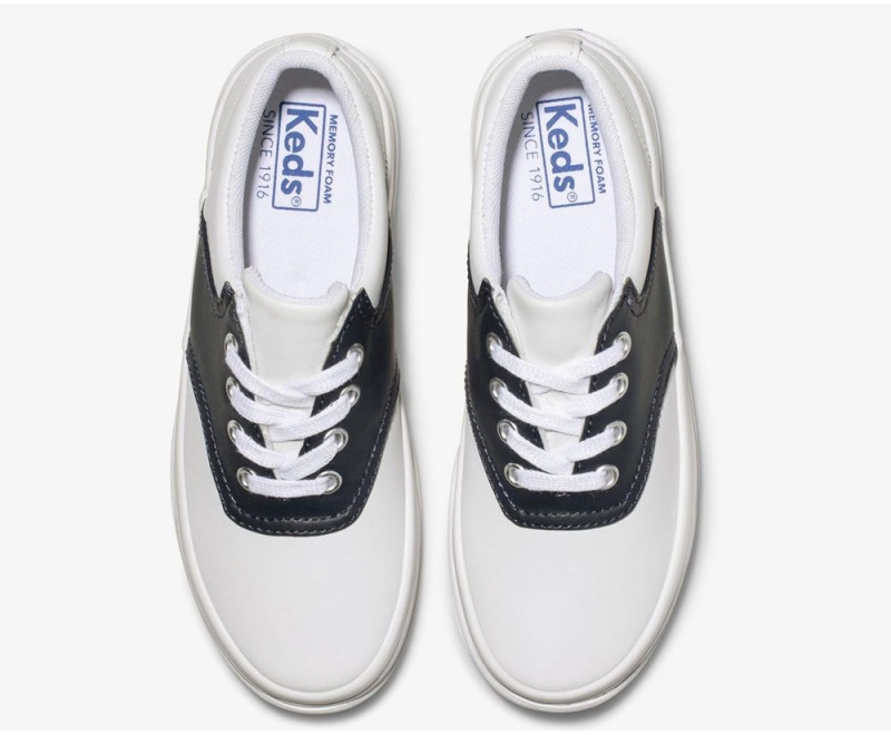 Keds School Days Sneakers Mädchen Weiß Navy | GMN319865