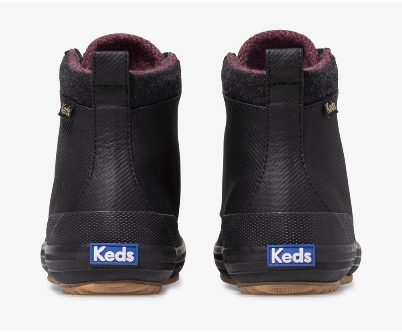 Keds Scout Boot II Wasser Regenstiefel Damen Schwarz | SYO905681