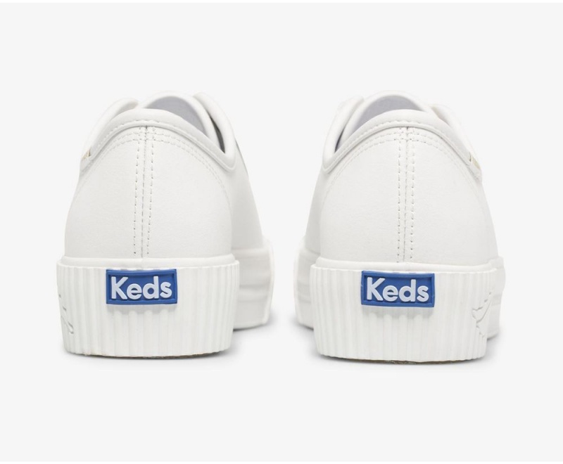 Keds Triple Kick AMP Leder Sneakers Damen Weiß | TPI074219