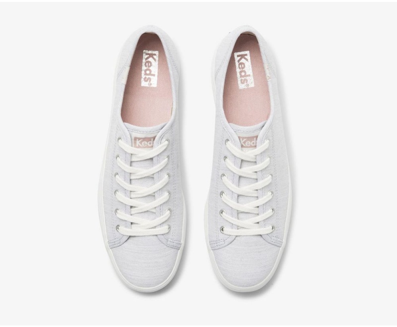 Keds Triple Kick Chambray Sneakers Damen Grau | KRL873526