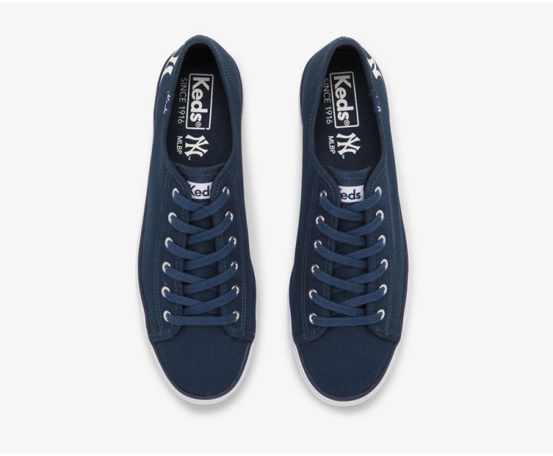 Keds Triple Kick MLB Sneakers Damen Navy | UZN983276