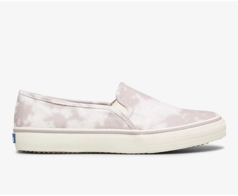 Keds Washable Double Decker Tie Dye Slip On Damen Lila | GZE238946