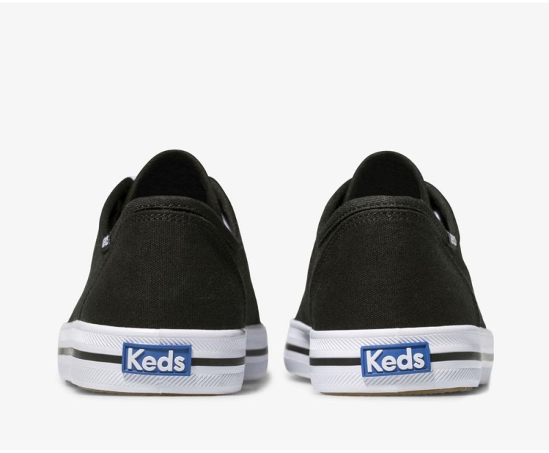 Keds Washable Kickstart Sneakers Damen Schwarz Weiß | WAG354186