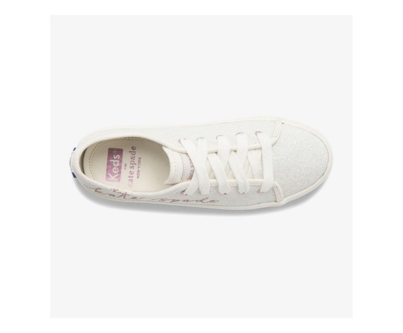 Keds x KSNY Kickstart Glitter Sneakers Mädchen Weiß | IAB425061