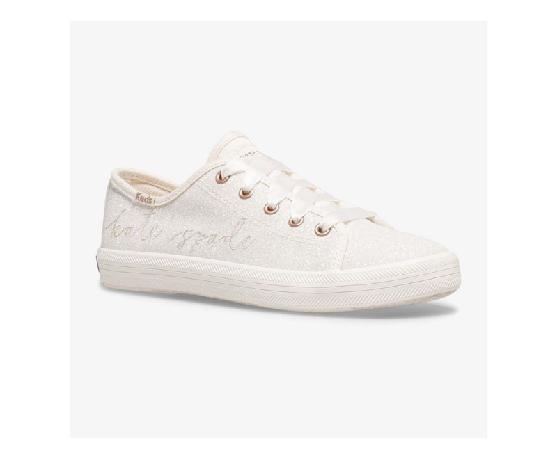 Keds x KSNY Kickstart Glitter Sneakers Mädchen Weiß | IAB425061