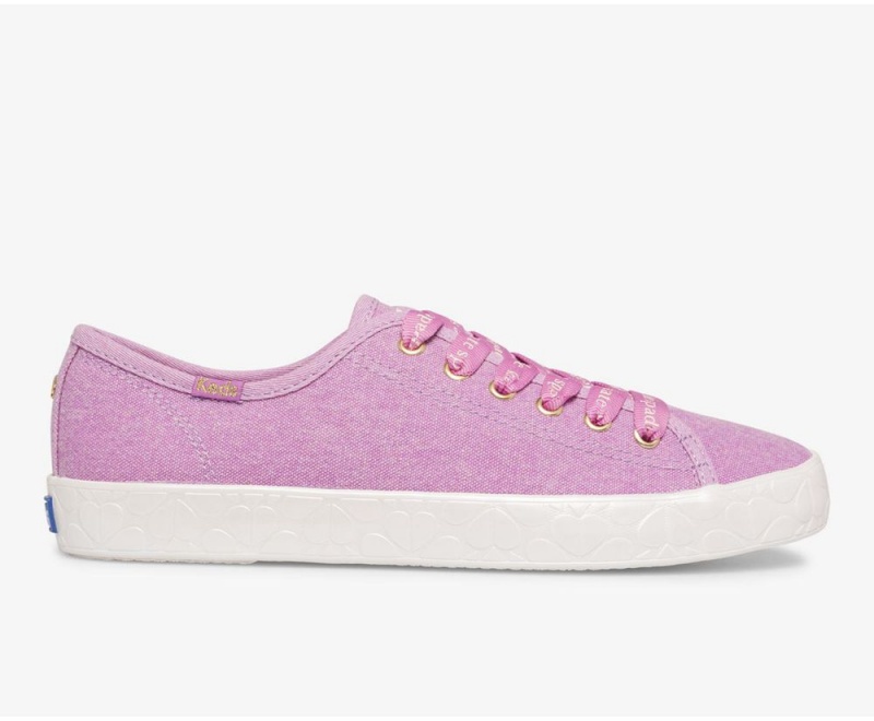 Keds x Kate Spade New York Kickstart Logo Foxing Sneakers Damen Lila | VGO829651