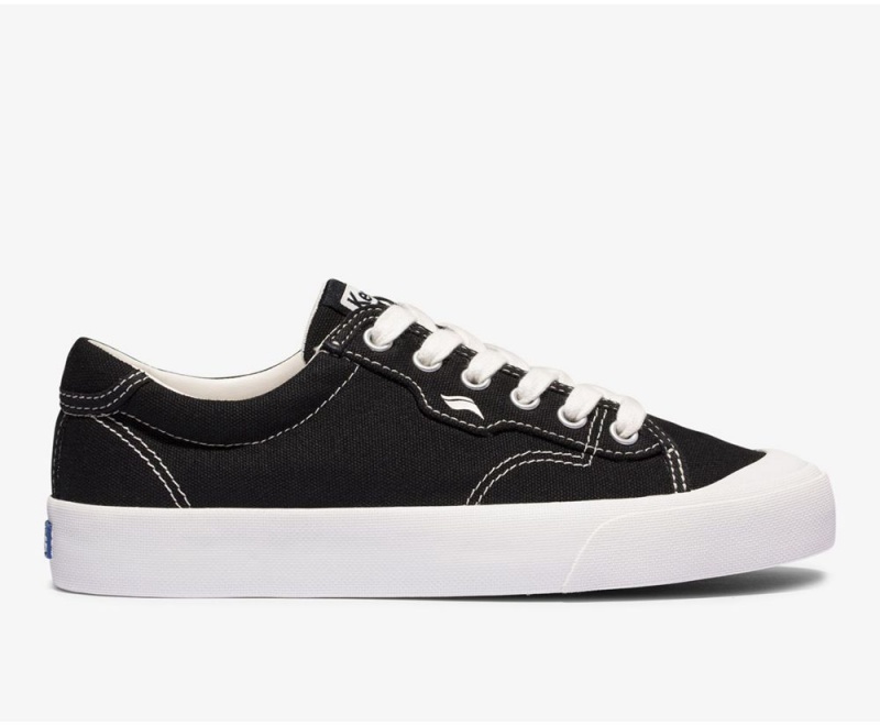 Keds x Organic Baumwoll Crew Kick 75 Sneakers Damen Schwarz | ZIO084239