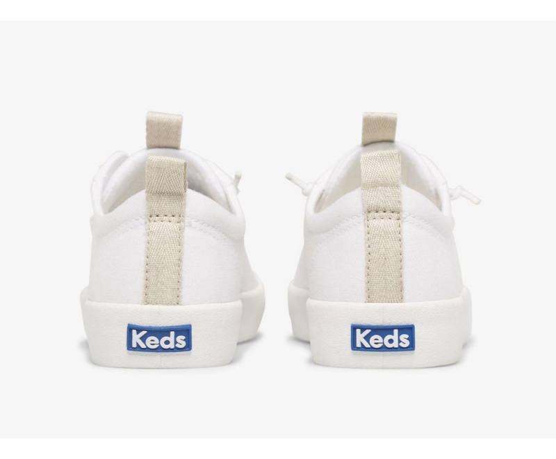 Keds x Organic Baumwoll Kickback Slip On Damen Weiß | IRC072358