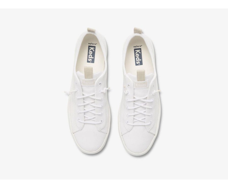 Keds x Organic Baumwoll Kickback Slip On Damen Weiß | IRC072358