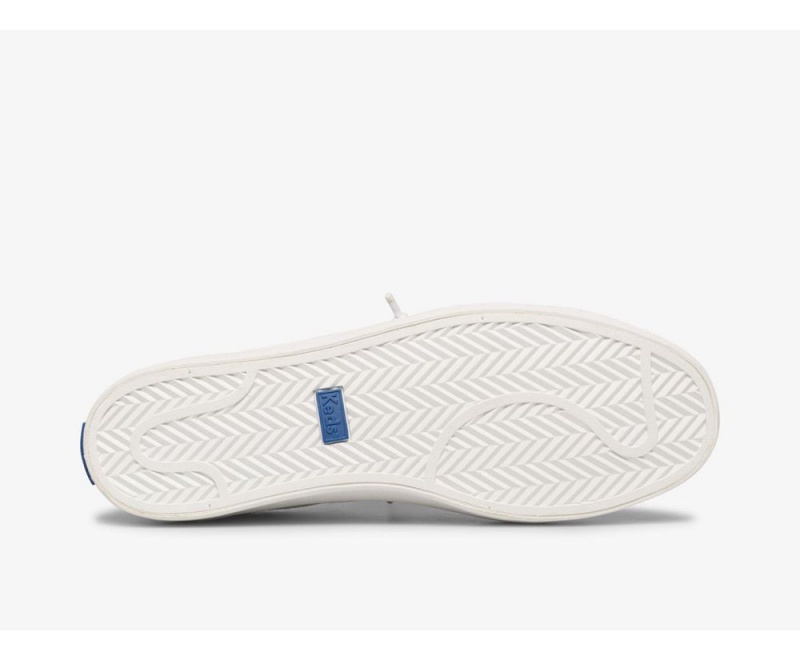 Keds x Organic Baumwoll Kickback Slip On Damen Weiß | IRC072358