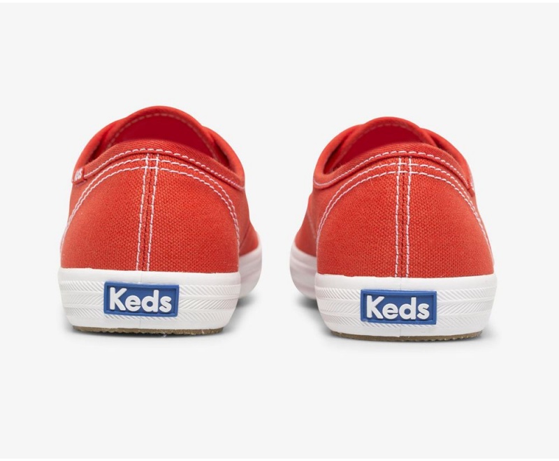 Keds x Organic Baumwoll Washable Champion Sneakers Damen Rot | RBK501263