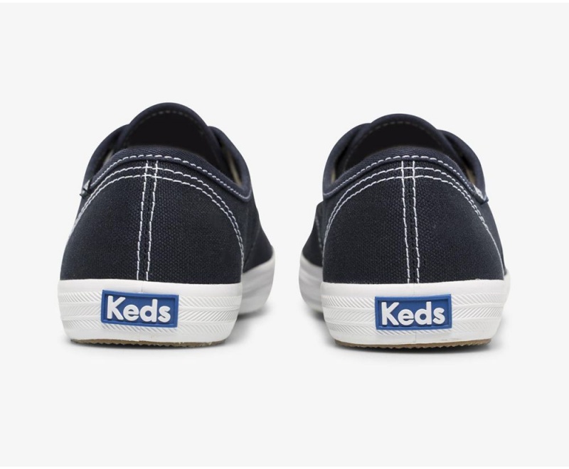 Keds x Organic Baumwoll Washable Champion Sneakers Damen Navy | WIQ569278