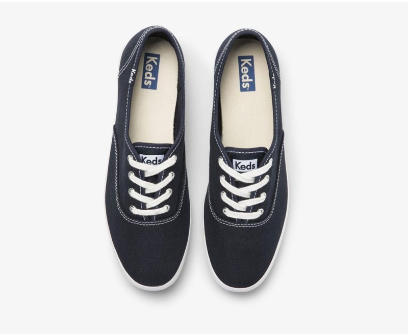 Keds x Organic Baumwoll Washable Champion Sneakers Damen Navy | WIQ569278