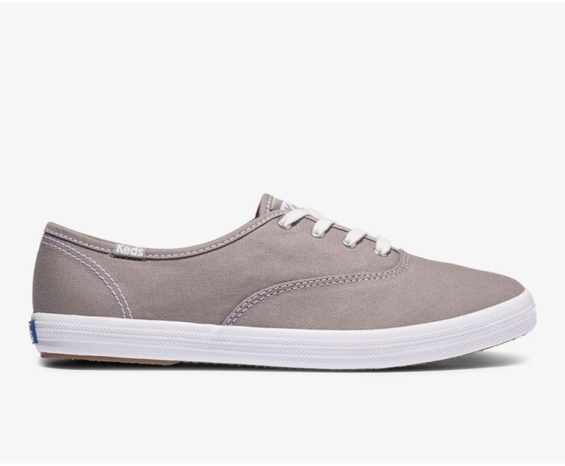 Keds x Organic Baumwoll Washable Champion Sneakers Damen Grau | GBN376852