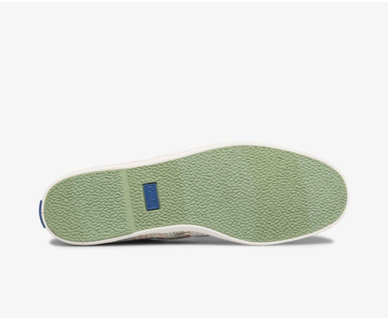 Keds x Rifle Paper Co. Washable Chillax Meadow Slip On Damen Weiß Mehrfarbig | HRF238579